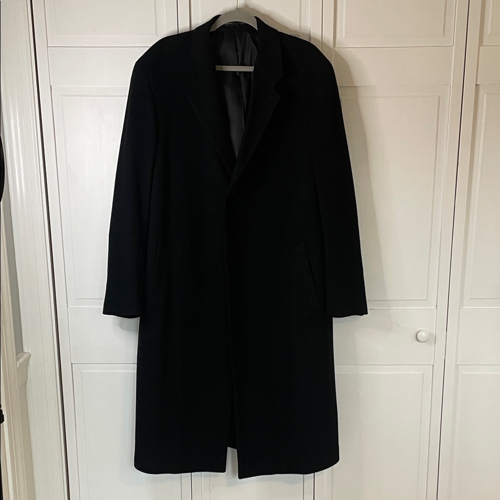 Ralph Lauren Men's Elegant Black Trench Coat